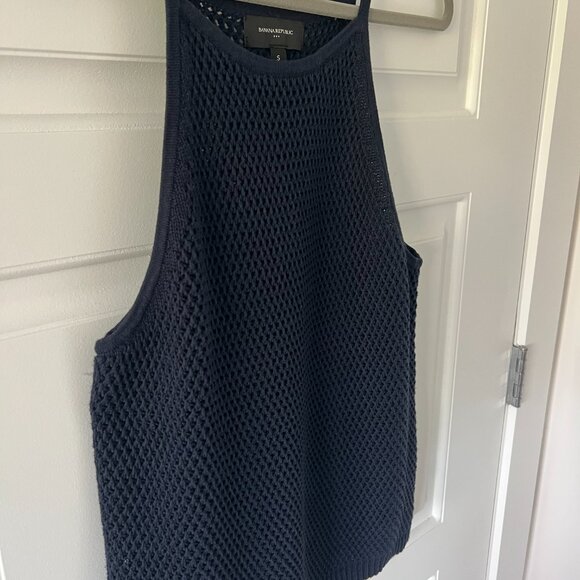 Strappy Open-Stitch Tank Sweater - Picture 2 of 7